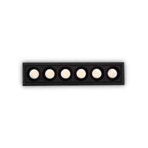 Lampa wpuszczana LIKA FI SLIM 10W BK 3000K IP20 Czarny 305813 Ideal lux