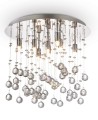 Lampa sufitowa MOONLIGHT PL8 zlota 080932 Ideal lux