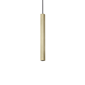 Lampa wisząca ULTRATHIN SP D040 SQUARE ON-OFF Mosiądz 339740 Ideal Lux