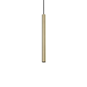 Lampa wisząca ULTRATHIN SP D040 ROUND ON-OFF Mosiądz 339726 Ideal Lux