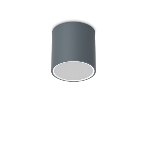 Lampa sufitowa TECHO PL1 ROUND D15 Antracyt 318103 Ideal Lux