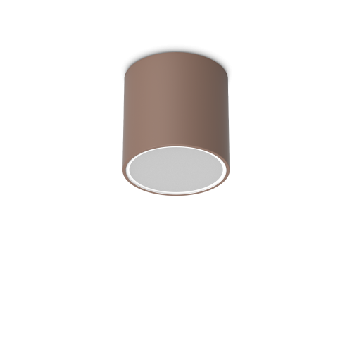 Lampa sufitowa TECHO PL1 ROUND D15 Kawa 342696 Ideal Lux