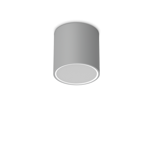 Lampa sufitowa TECHO PL1 ROUND D15 Szary 342702 Ideal Lux