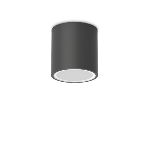 Lampa sufitowa TECHO PL1 ROUND D09 Czarny 318141 Ideal Lux