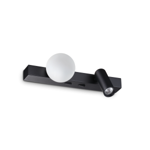 Kinkiet PING PONG AP Czarny 336664 Ideal Lux