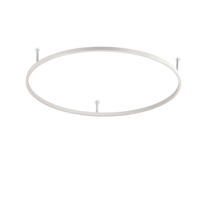 Lampa sufitowa ORACLE SLIM PL D090 ROUND 4000K ON-OFF WH 341996 Ideal Lux