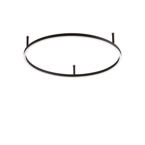 Lampa sufitowa ORACLE SLIM PL D070 ROUND 4000K ON-OFF BK 341941 Ideal Lux