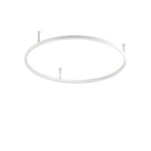 Lampa sufitowa ORACLE SLIM PL D070 ROUND 4000K ON-OFF WH 341958 Ideal Lux