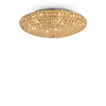 Lampa sufitowa KING PL9 złota 073262 Ideal lux