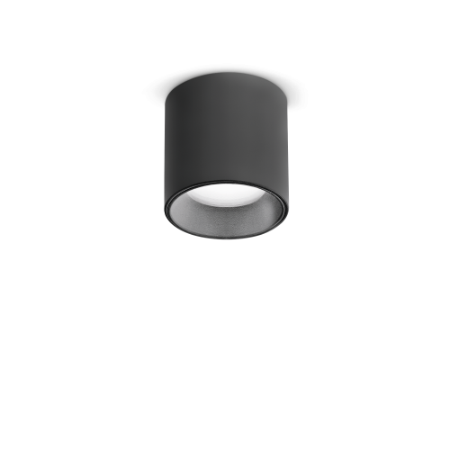 Lampa sufitowa NITRO PL ROUND D04 Czarny 2700K 342795 Ideal Lux
