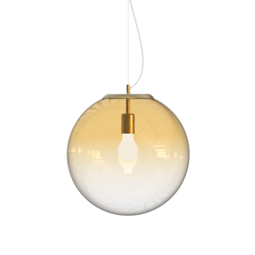 Lampa wisząca MAPA CLEAR SP1 D40 Bursztyn 346564 Ideal Lux