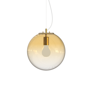 Lampa wisząca MAPA CLEAR SP1 D30 Bursztyn 346557 Ideal Lux