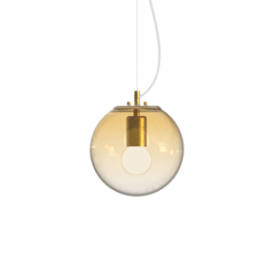 Lampa wisząca MAPA CLEAR SP1 D20 Bursztyn 346540 Ideal Lux