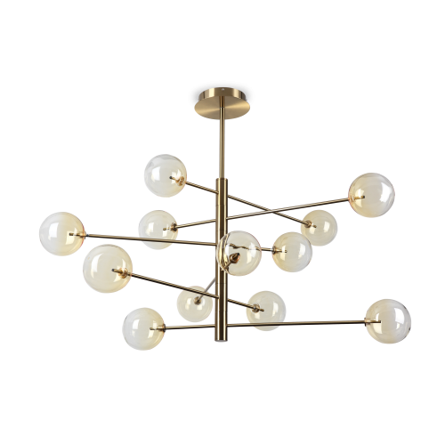 Lampa wisząca EQUINOXE SP12 Bursztyn SFUMATO 345383 Ideal Lux