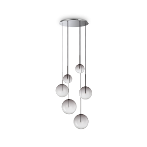 Lampa wisząca EQUINOXE SP6 Dymiony' SFUMATO 345413 Ideal Lux