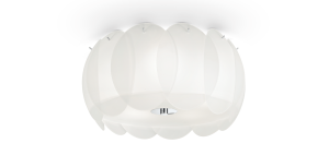 Plafon OVALINO PL5 biały 093963 Ideal lux