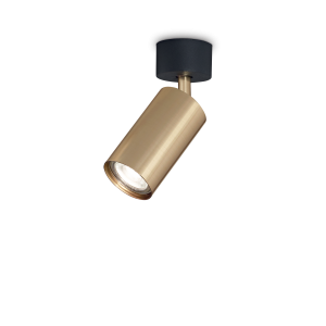 Lampa sufitowa spot DYNAMITE PL1 mosiądz 244662 Ideal lux