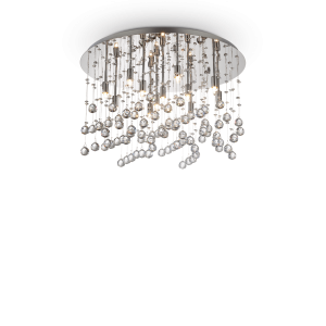 Lampa sufitowa MOONLIGHT PL12 chrom 077802 Ideal lux