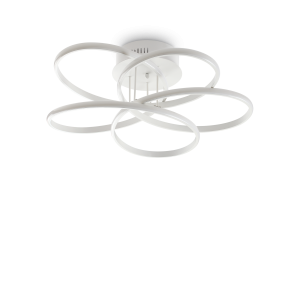 Lampa sufitowa KAROL PL D65 biała 227825 Ideal lux