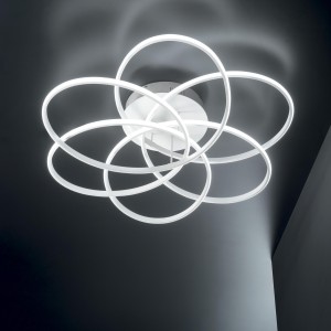 Lampa sufitowa KAROL PL D76 biała 227832 Ideal lux