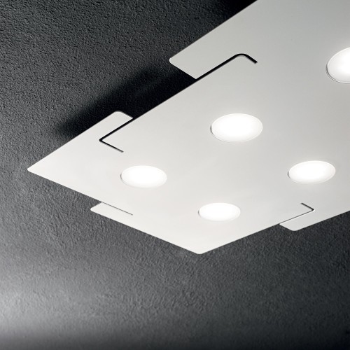 Plafon TOTEM PL6 biały 215785 Ideal lux
