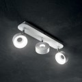 Lampa sufitowa spot OBY PL3 biała 196701 Ideal lux