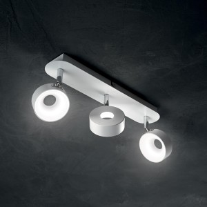 Lampa sufitowa spot OBY PL3 biała 196701 Ideal lux