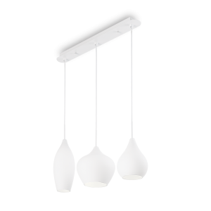 Lampa wisząca 	SOFT SP3 BIANCO biała 111858 Ideal lux