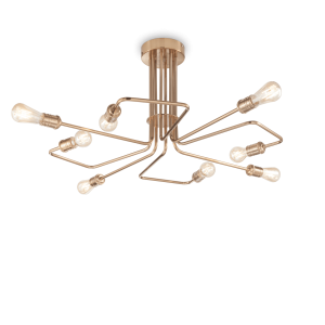 Lampa sufitowa TRIUMPH PL8 antyczny mosiądz 160313 Ideal lux