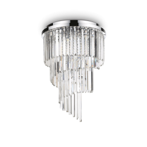 Lampa sufitowa CARLTON PL12 CHROM 168937 Ideal lux