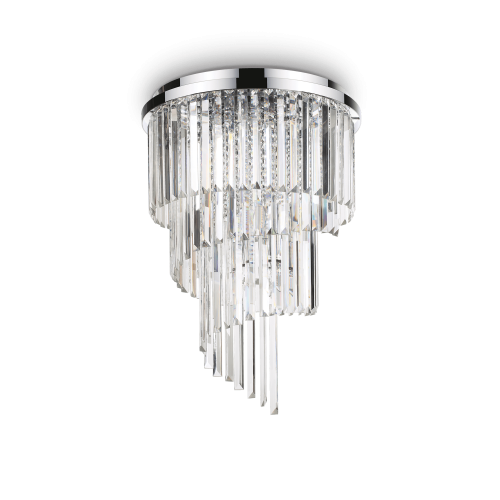 Lampa sufitowa CARLTON PL12 CHROM 168937 Ideal lux