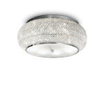 Plafon PASHA PL10 chrom 100746 Ideal lux