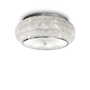 Plafon PASHA PL10 chrom 100746 Ideal lux