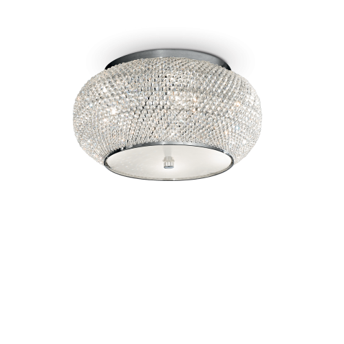 Plafon PASHA PL6 chrom 100784 Ideal lux
