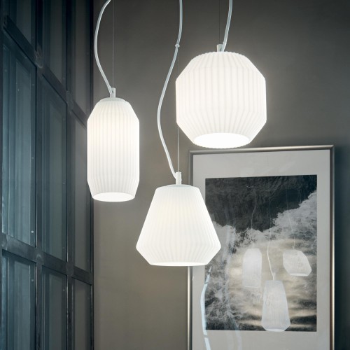 Lampa wisząca 	ORIGAMI SP3 biała 198095 Ideal lux