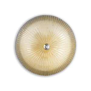 Lampa sufitowa SHELL PL6 bursztynowa 140193 Ideal lux