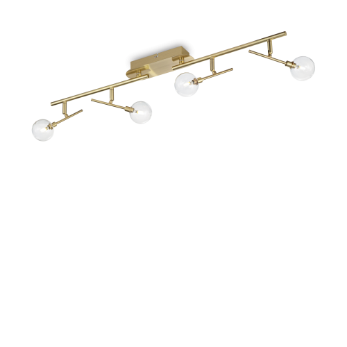 Lampa sufitowa MARACAS PL4 mosiądz 200354 Ideal lux