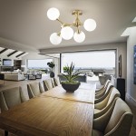Lampa sufitowa NODI PL5 OTTONE SATINATO mosiądz 241050 Ideal lux