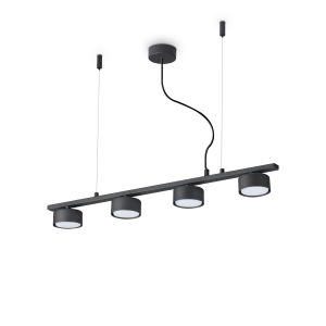 Lampa wisząca MINOR LINEAR SP4 czarna 235455 Ideal lux